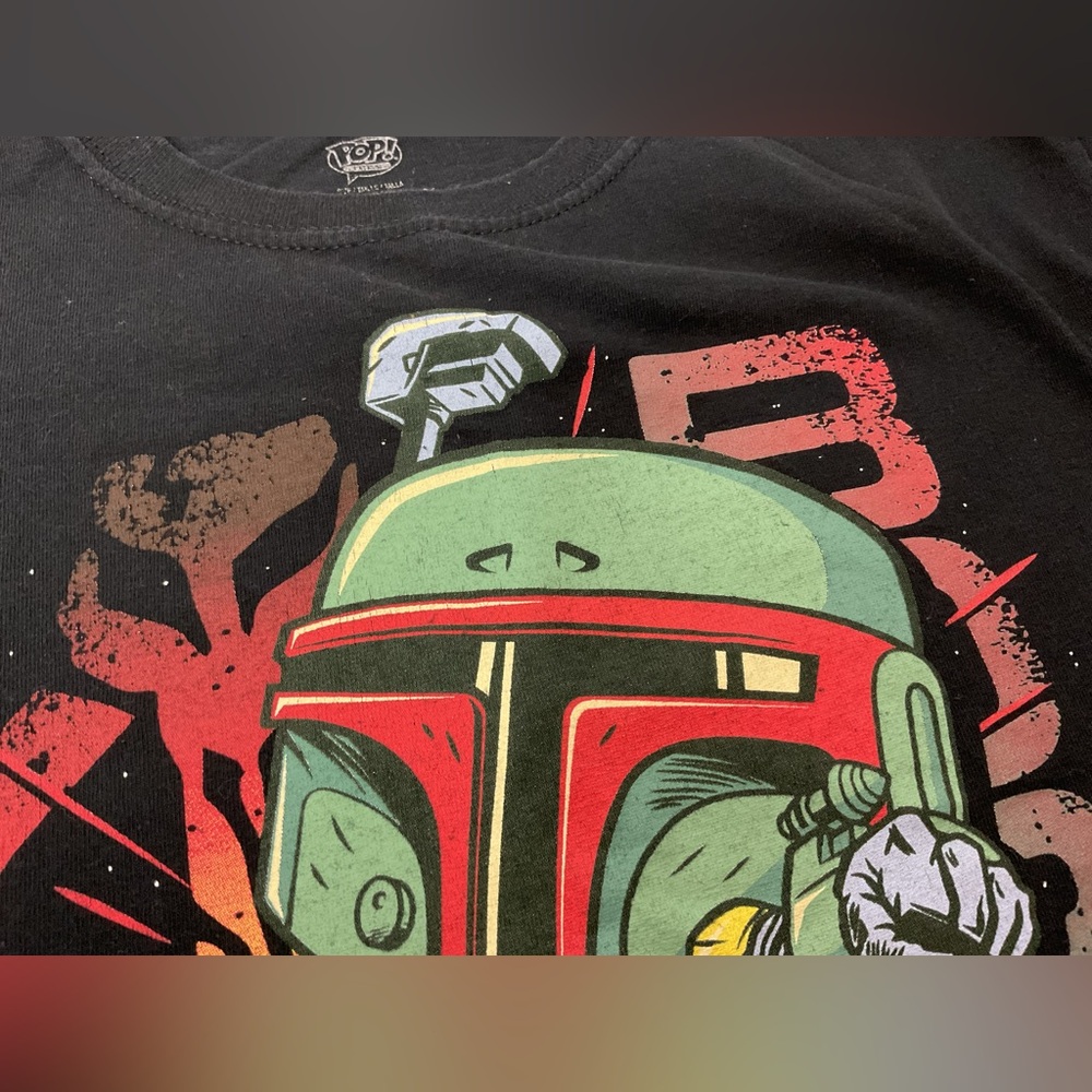 KIDS STAR WARS BOBA FETT T-SHIRT - SEE MEASUREMENTS - Picture 4 of 7